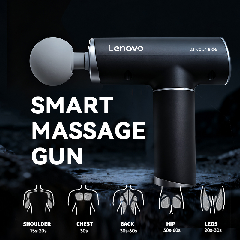 Massage Gun Deep Tissue - مسدس تدليك العضلات من لينوفو طراز