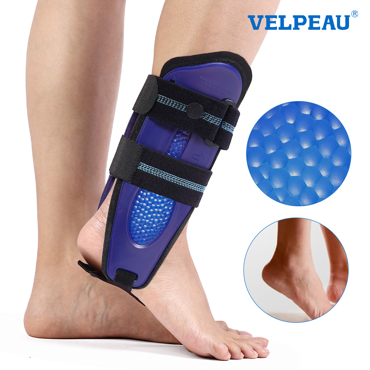 Ankle Brace Support - دعامة الكاحل من VELPEAU للالتواءات وإصابات