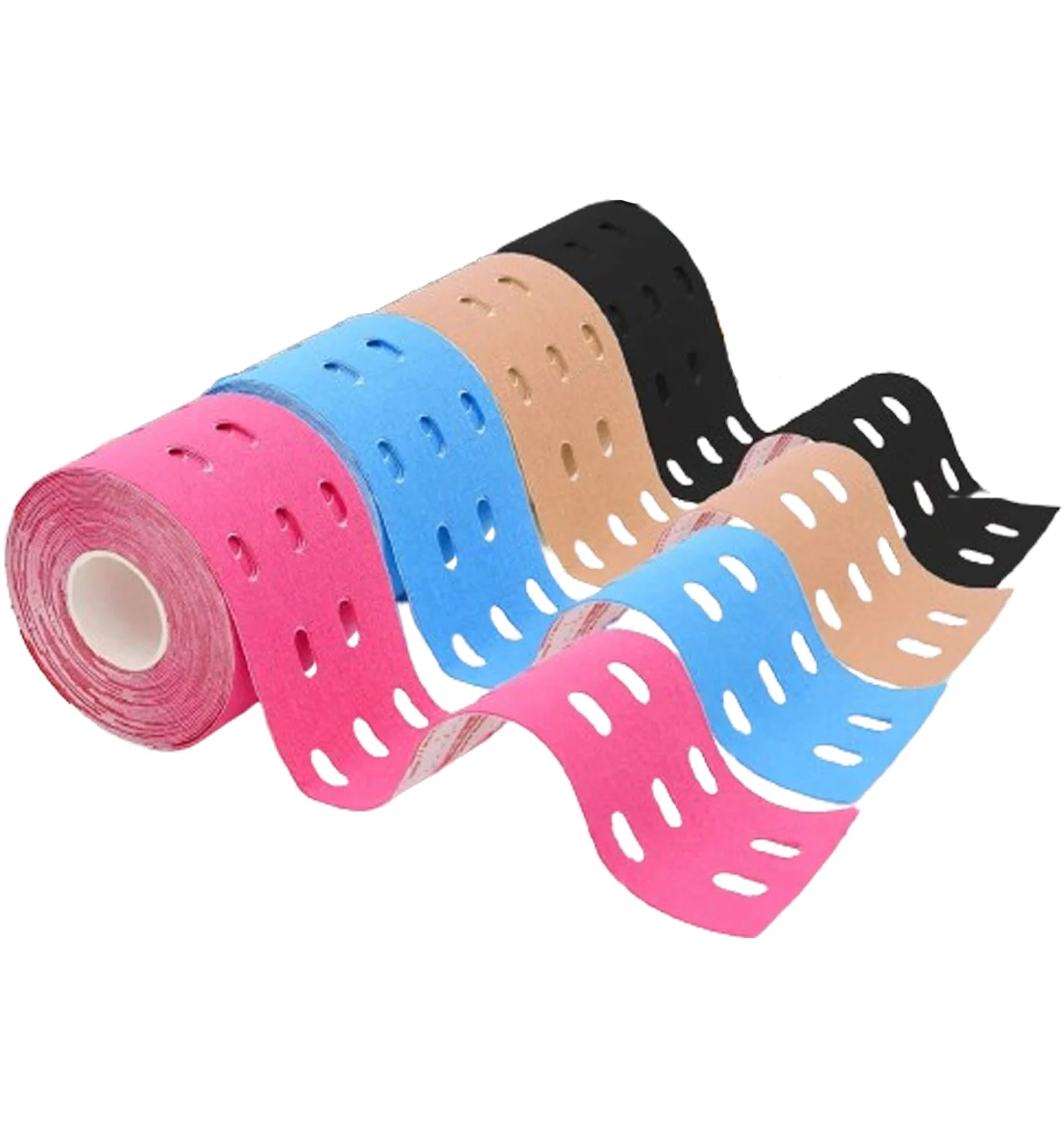Kinesiology Tape Sports - شريط لاصق مرن مثقب للعضلات بطول