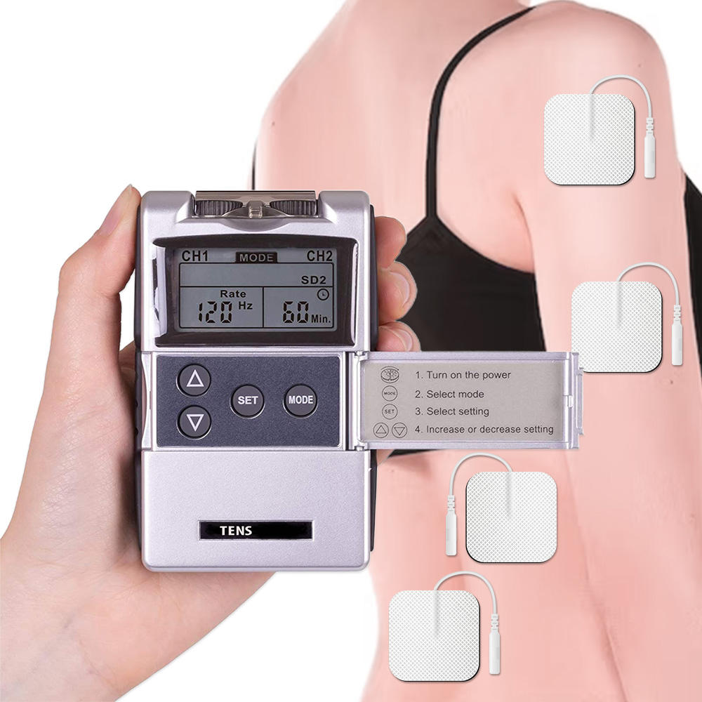 Tens Pain Relief Unit - EMS الكهربائية محفز العضلات وحدة عشرات