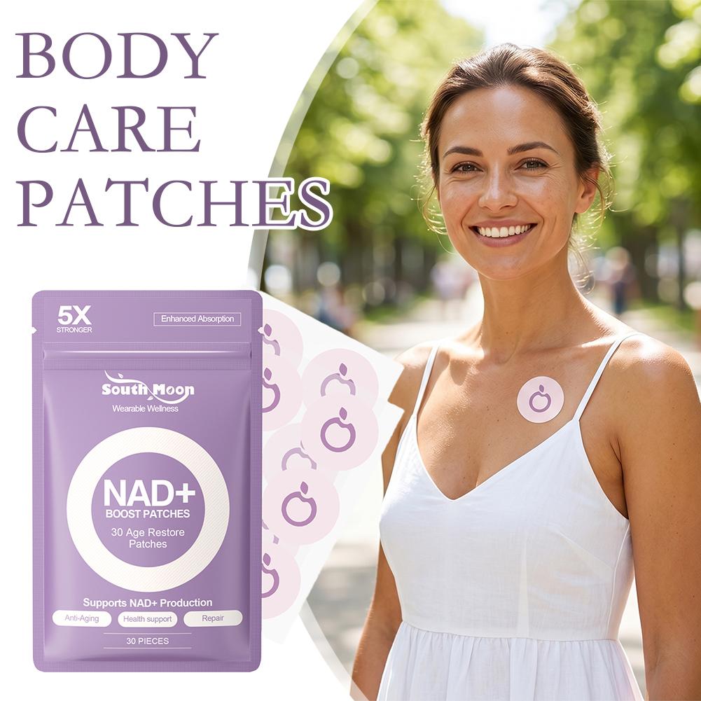 Health Wellness & Nutrition Center Llc - 30 قطعة من لاصقات NAD+ المنشطة