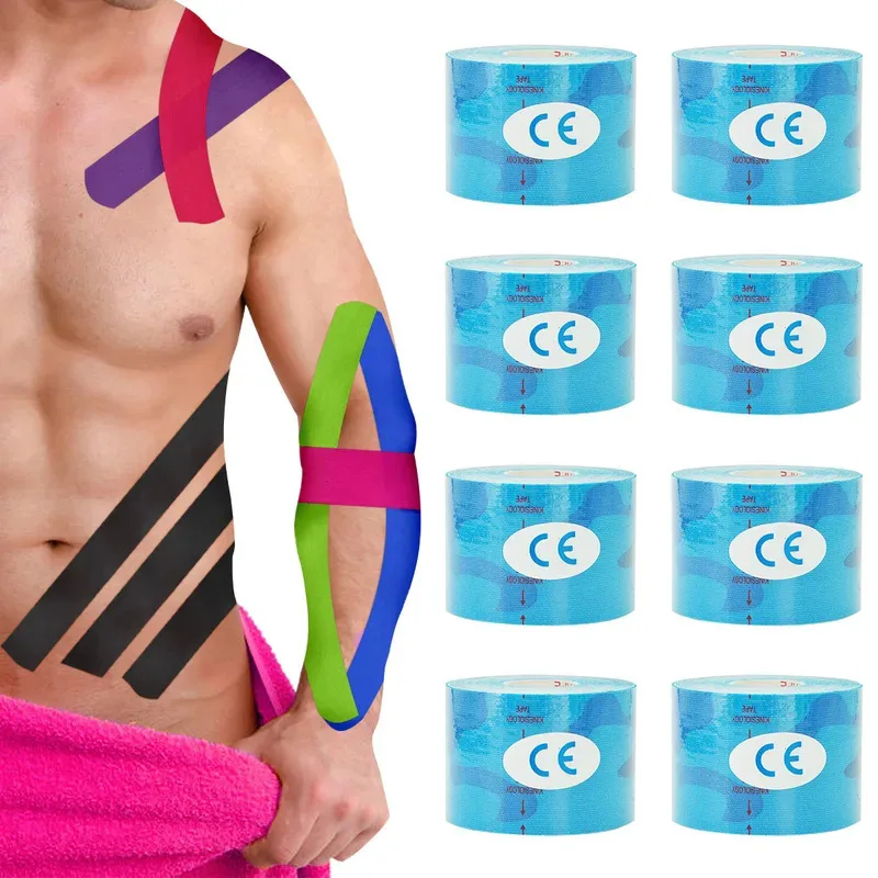 Kinesiology Tape Sports - 1-5 قطع من شريط الكينيسيولوجي المقاوم