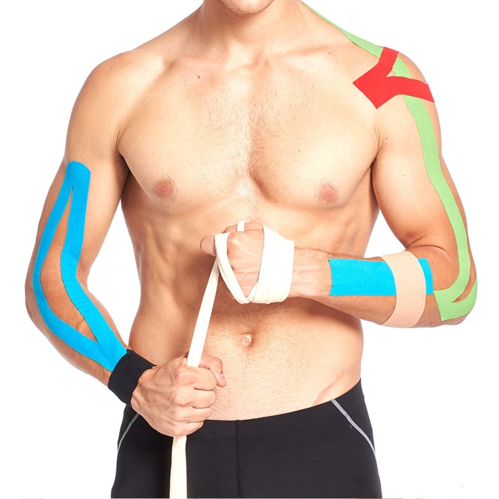 الرياضة Kinesio الشريط العضلات - مراجعة Kinesiology Tape Sports وسعره