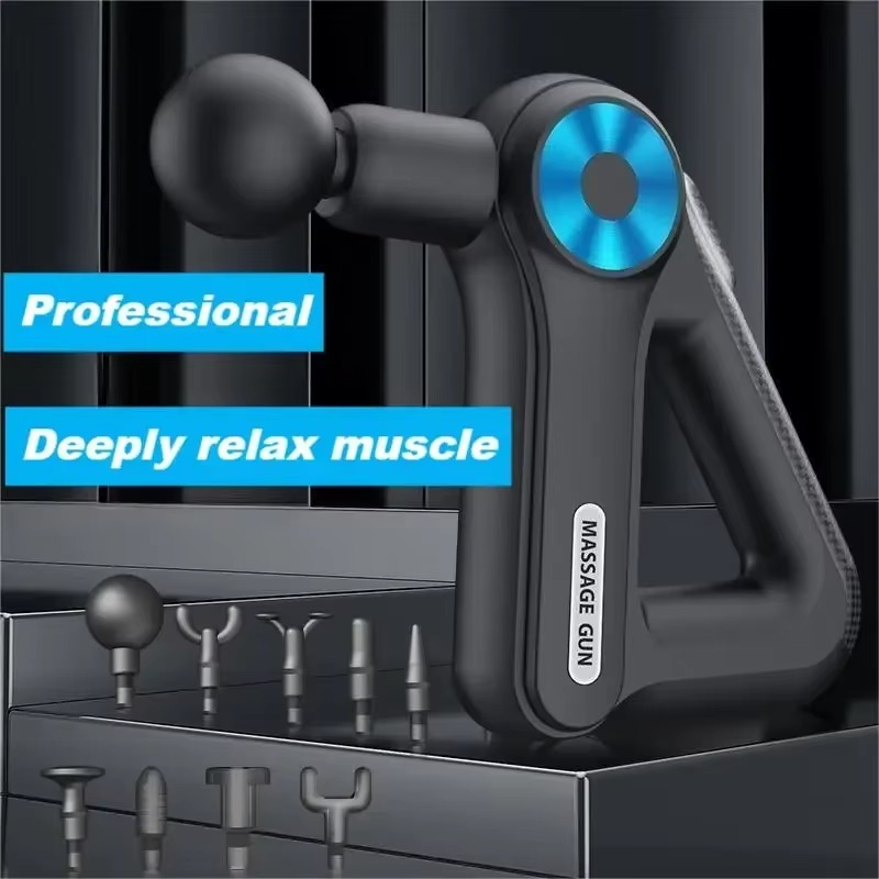 مسدس تدليك صغير مثلث الشكل للر - مراجعة Massage Gun Deep Tissue وسعره