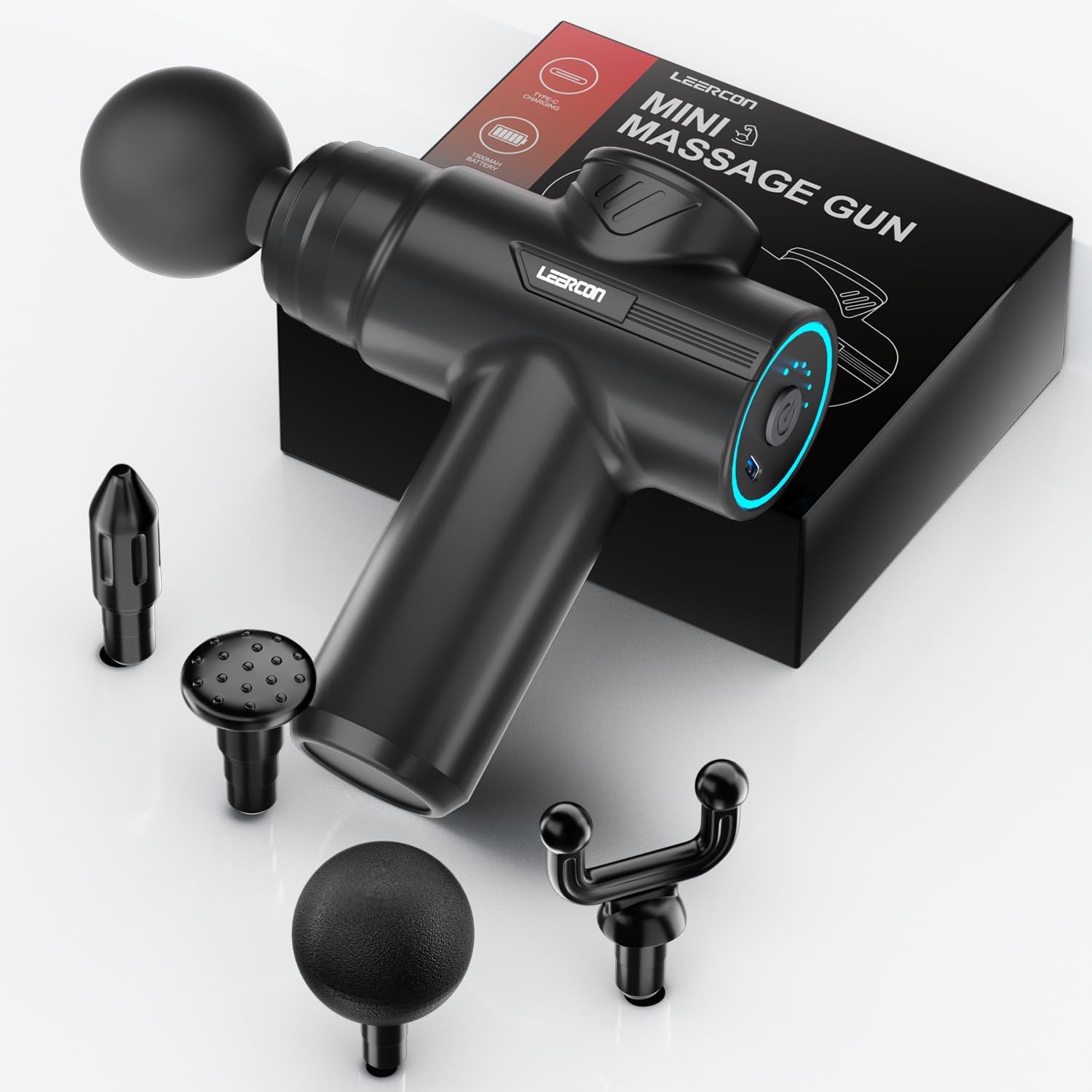 مسدس تدليك صغير من لييركون، 6  - مراجعة Massage Gun Deep Tissue وسعره