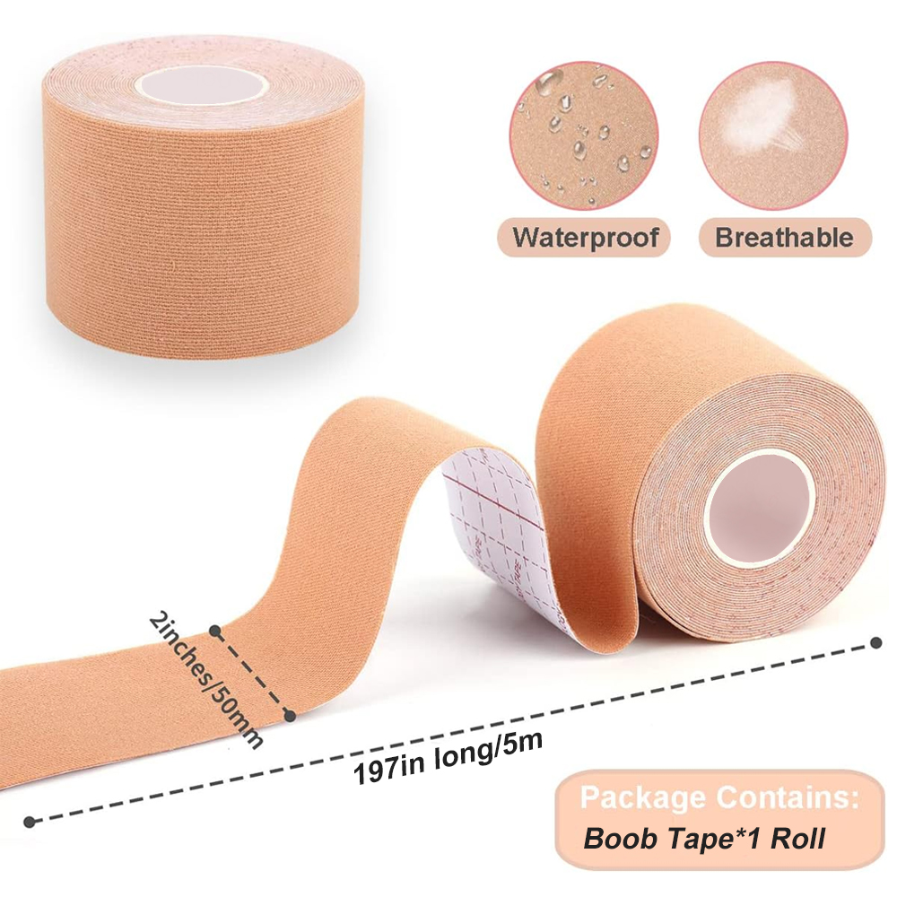 5 لفات من شريط علم الحركة مسبق - مراجعة Kinesiology Tape Sports وسعره