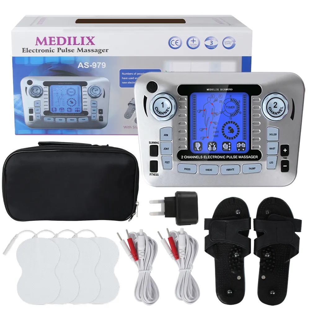 12 وضع الرقمية الكهربائية نبض  - مراجعة Tens Pain Relief Unit وسعره