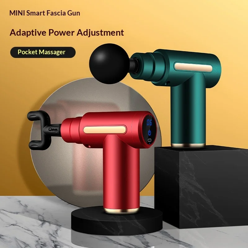 مسدس تدليك محمول صغير قابل لإع - مراجعة Massage Gun Deep Tissue وسعره
