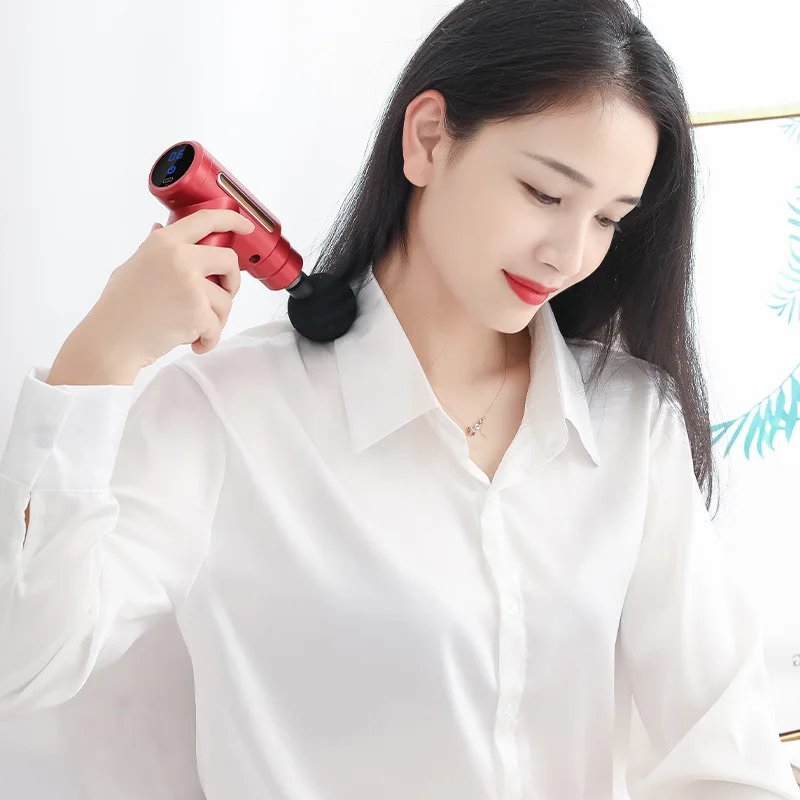 مسدس تدليك محمول صغير قابل لإع - مراجعة Massage Gun Deep Tissue وسعره