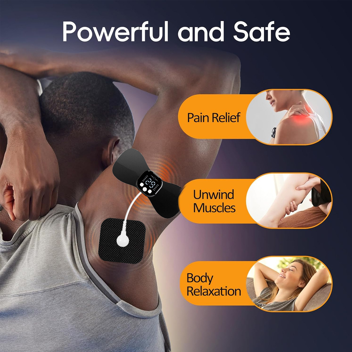 جهاز تحفيز العضلات اللاسلكي EM - مراجعة Tens Pain Relief Unit وسعره