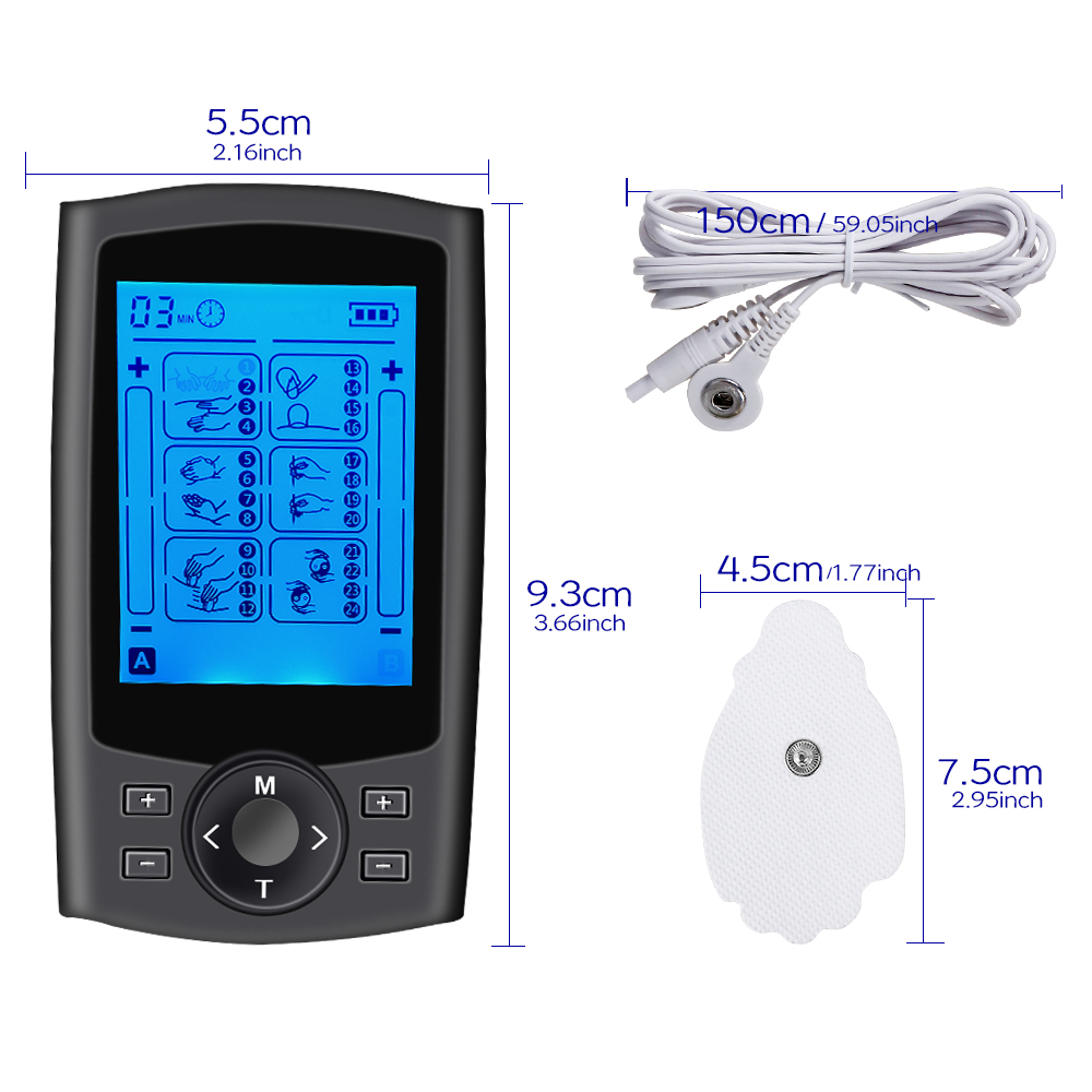 جهاز تدليك رقمي بـ 24 وضعية، م - مراجعة Tens Pain Relief Unit وسعره