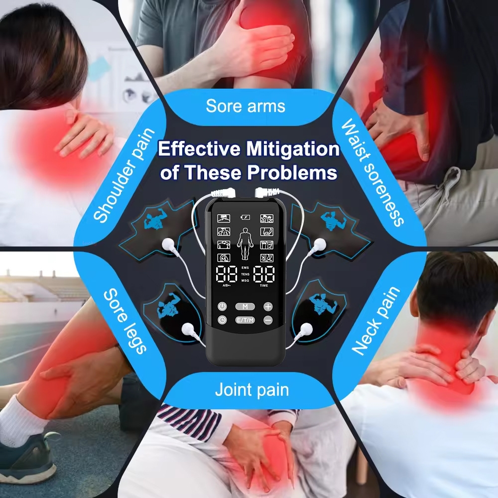 جهاز تحفيز العضلات EMS TENS لت - مراجعة Tens Pain Relief Unit وسعره