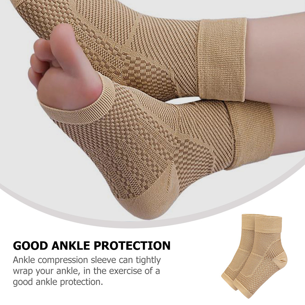 زوج واحد من جوارب دعم الكاحل ا - مراجعة Ankle Brace Support وسعره