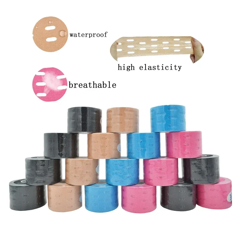 5 سنتيمتر مثقب علم الحركة مطاط - مراجعة Kinesiology Tape Sports وسعره