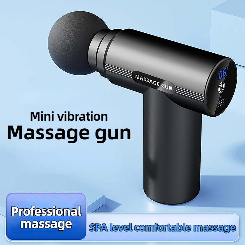USB تدليك صغير بندقية اللفافة  - مراجعة Massage Gun Deep Tissue وسعره