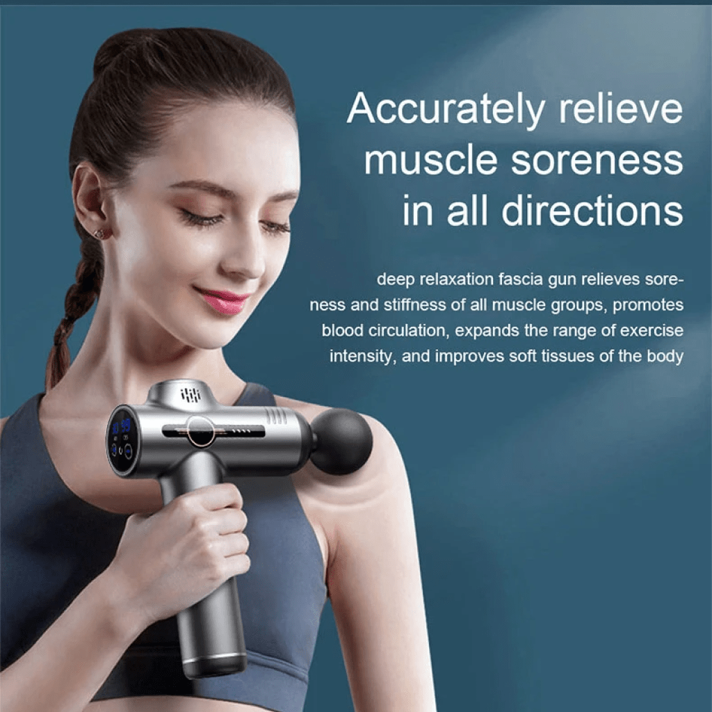 99 مستوى تدليك بندقية اللفافة  - مراجعة Massage Gun Deep Tissue وسعره