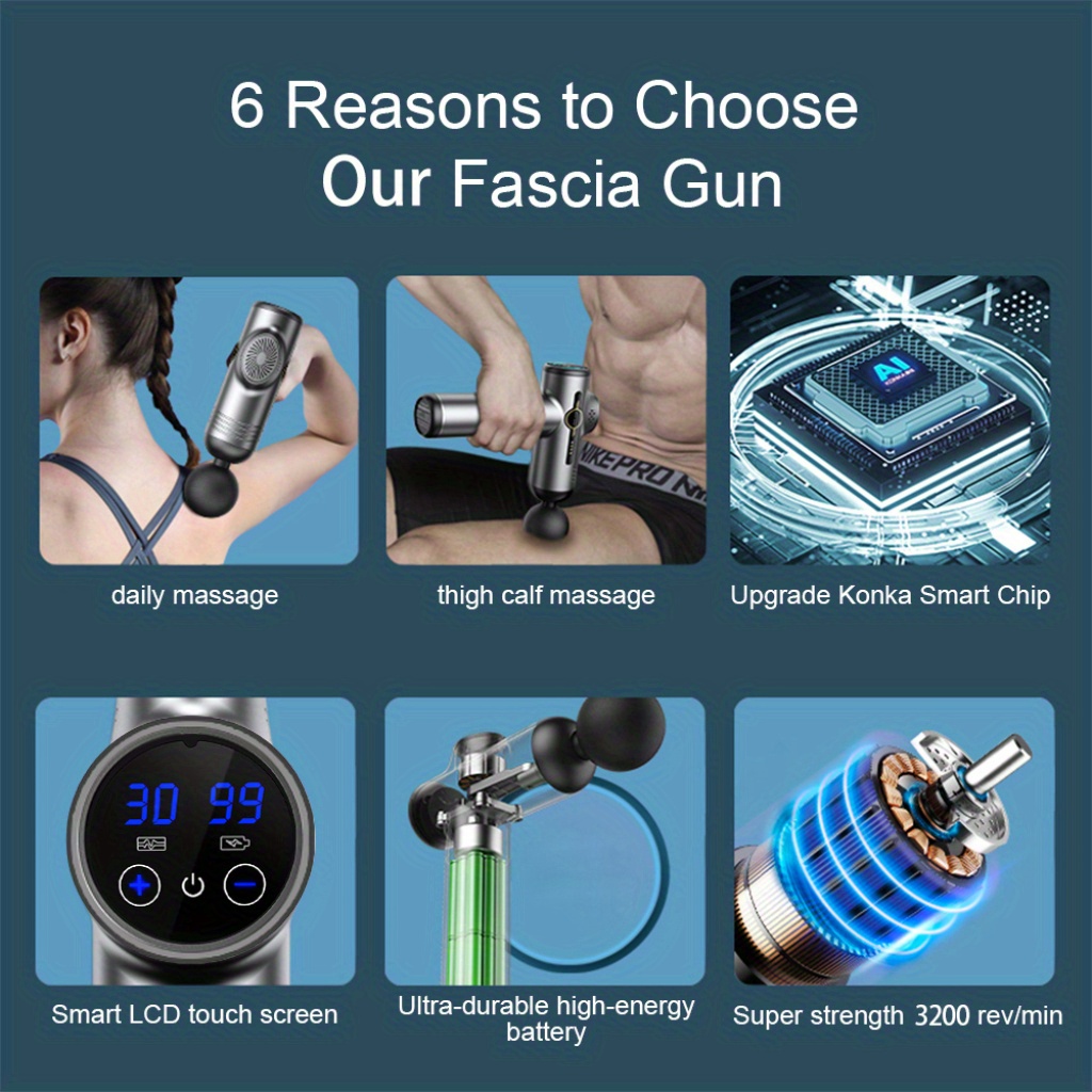 99 مستوى تدليك بندقية اللفافة  - مراجعة Massage Gun Deep Tissue وسعره