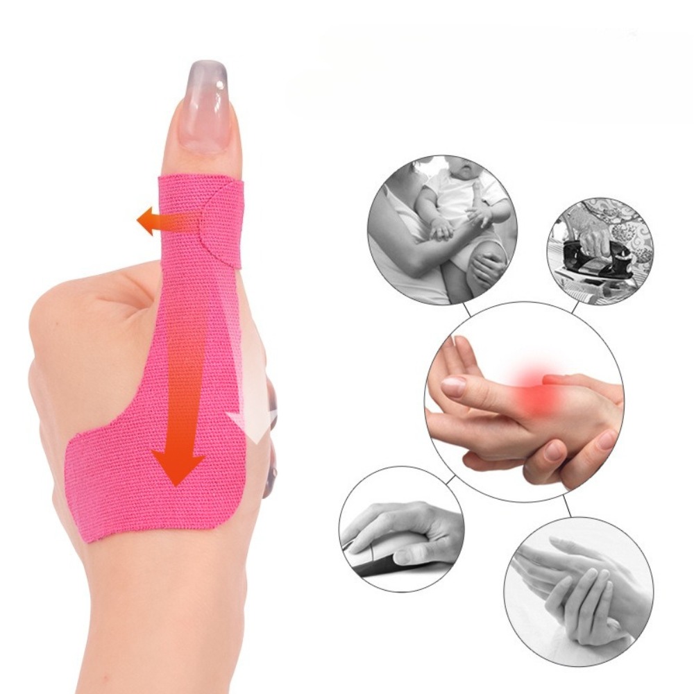 5 قطع من شريط دعم الإبهام المق - مراجعة Kinesiology Tape Sports وسعره